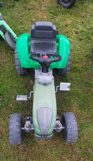 green tractor