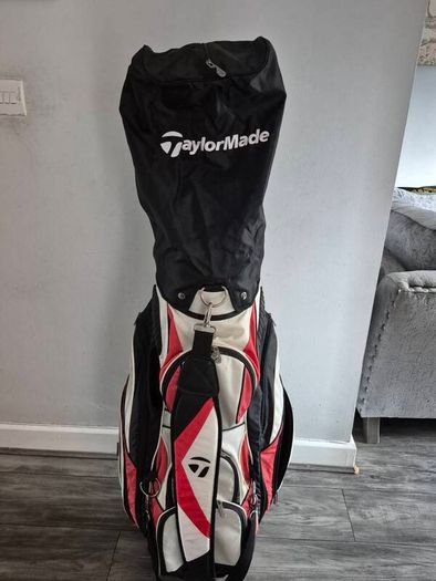 Masters series 3 golf trolley and Taylormade cart bag