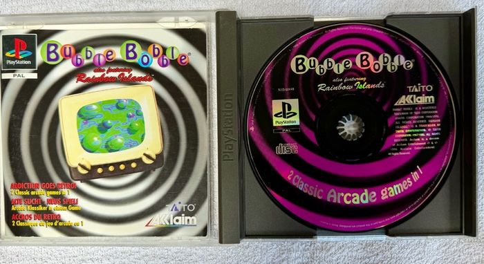 Ps 1 & 2 , Bubble Bobble & Rainbow Islands