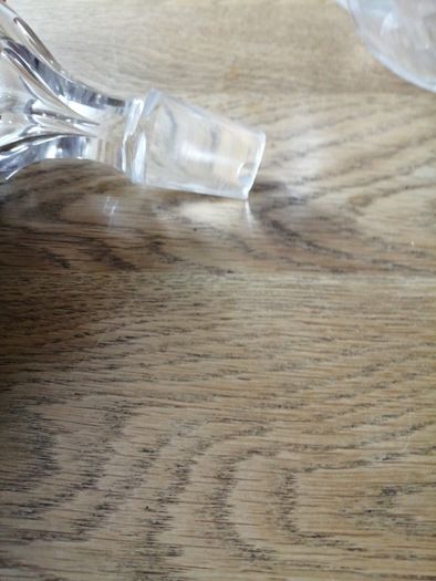 Crystal Decanter Beautifully Cut 12.5"high