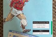 Very Rare 1991 Ireland v Japan - Rugby World Cup Pool 2 Programme &amp; Match Ticket