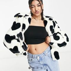 Miss Selfridge Faux Fur Jacket