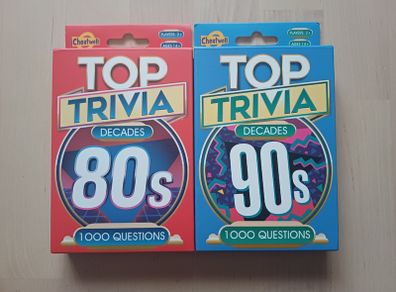 Top Trivia Family Quiz Games 1980s 1990s Decades NEW