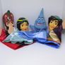 Vintage Style Aladdin Jafar Princess Jasmine And Genie Hand Puppets All In Very Good Condition Image 2