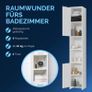 Tall Bathroom Cupboard Tallboy, Image 4