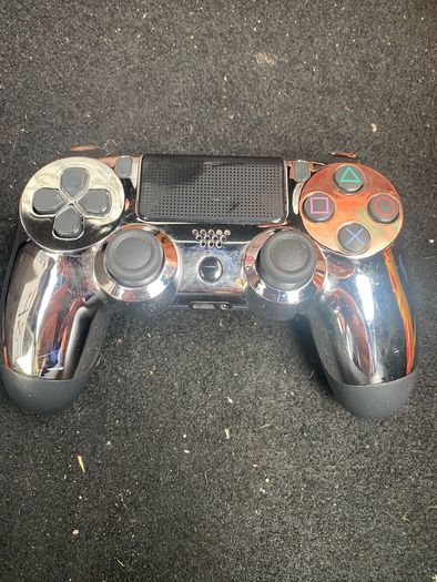PS4 controller chrome silver