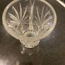 Crystal vintage glass vase Image 2