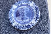 Blue Delft hand painted Amsterdam hanging plate