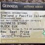 2006 Ireland v Pacific Islanders - November International Programme & Match Ticket Image 3