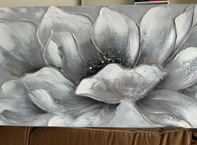 Large Flower Canvas