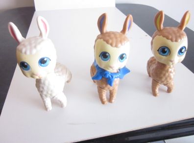Three Jakks Who is Your Llama Toy Figures