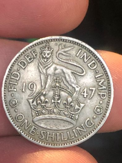 1947 One Shilling George VI GB