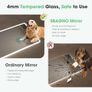 Bluetooth Bathroom-Mirror-with-LED-Lights 500x700 mm, Bathroom-Led-Mirror, Anti-Fog, 3 Colors, Dimining, Memory, Tempered Glass, IP44 Waterproof, Horizontal/Vertical Image 6