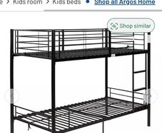 Metal Frame Bunk Bed