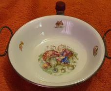 child's vintage keep it warm plate