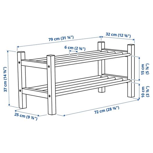 IKEA Tjusig shoe rack