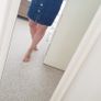Denim Mini Dress - Size 6 Image 2