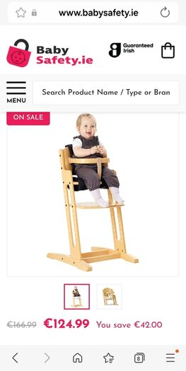Toddler/ Infant High Chair