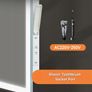 LED Bathroom Mirror 60x80 Defogger Speakers Music Image 7