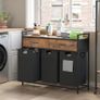 150L Laundry Hamper Baskets with wheels Image 7