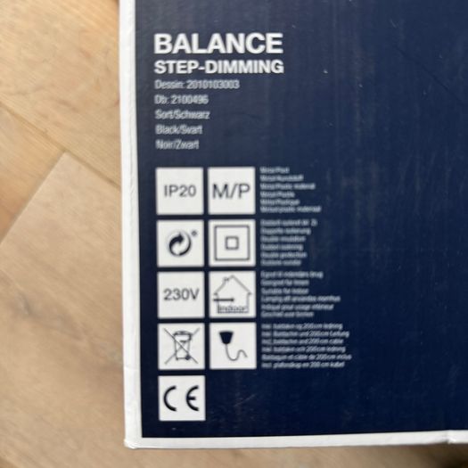 Nordlux Balance Step-Dimming Pendant Light - Black