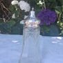 Late Victorian Sterling Silver And Cut Glass Sugar Sifter Image 3