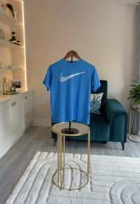 Boys Blue Short Sleeve Nike DRI Fit T-Shirt