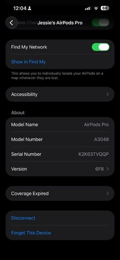 Airpods Pro 2nd generation Left side only