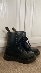 STEEL leather boots