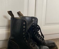 STEEL leather boots