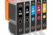 Set of 5 Ink Cartridges Canon PGI-525 &amp; CLI-526