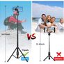 2in1 Portable Mini Cellphone Selfie Stick Tabletop Tripod With Remote Controller Image 10