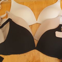 3 Size 34A  Bras - Non Wire - #