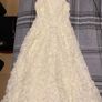 Size 6 Cream 3D Flower Occasion Midi/Maxi Dress from River Island Image 2