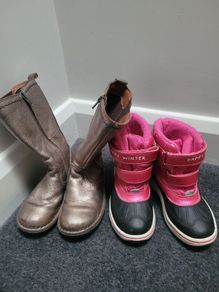 Ecco girl's boots and FREE Lupilu snowboots, size: 27/UK9