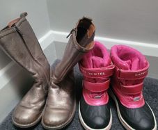 Ecco girl's boots and FREE Lupilu snowboots, size: 27/UK9