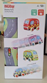 Nuby Zoomy Cars with Play Mat Bag