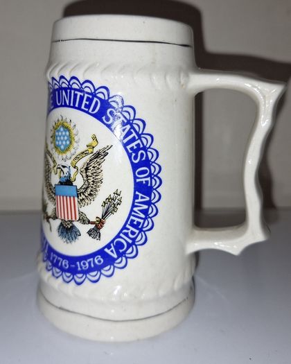 SALE!  Small Vintage Tankard - The Great Seal of the United States of America 1776 - 1976