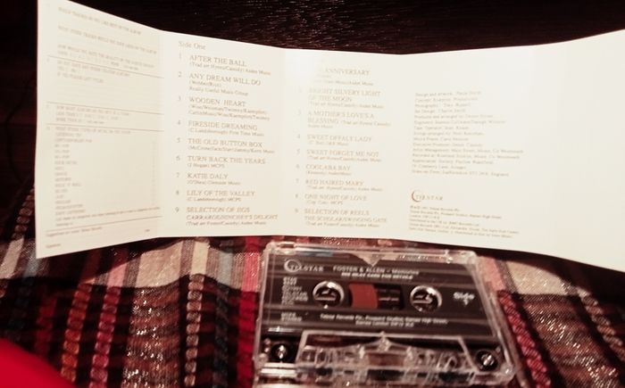 1991. Foster And Allen. Memories. Cassette Tape.