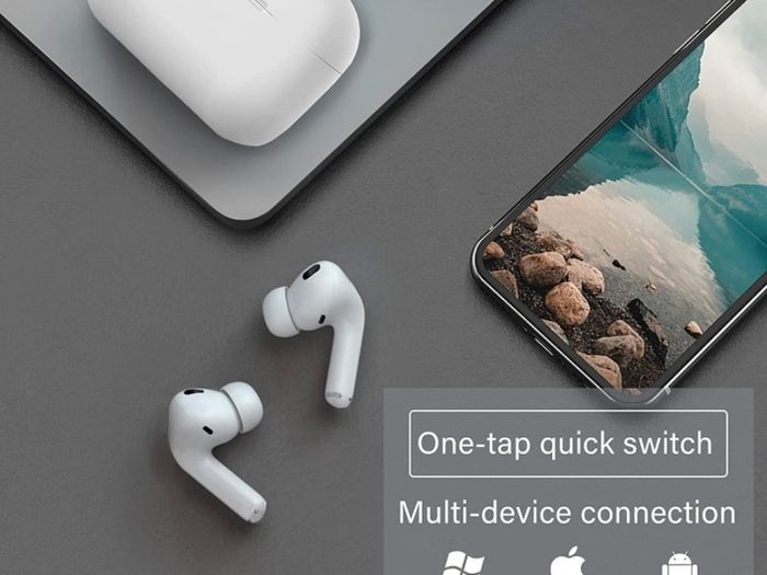 Wireless Headphones, Wireless Bluetooth 5.3 Earbuds 3D HiFi Stereo Headphones Noise Cancellation in-Ear Built-in Mic with Charging Case, IPX8 Waterproof Earphones for iphone/Android/Samsung/IOS (FREE POSTAGE)