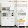 Multi Storage Cabinet Kitchen Cupboard Pantry w/ drawers and table space (FREE SHIPPING) Image 7