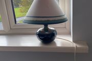 LOUIS MULCAHY pottery lamp with free LOUIS MULCAHY lamp shade