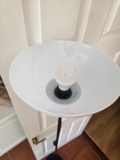 Floor lamp with energy saving bulb