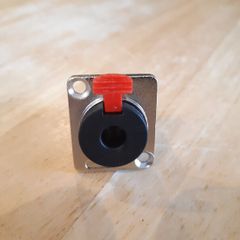 Female Panel Mount 1/4" Jack Connector