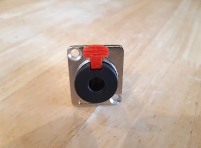Female Panel Mount 1/4" Jack Connector