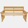 Garden Bench 160 cm Impregnated Pinewood Image 3