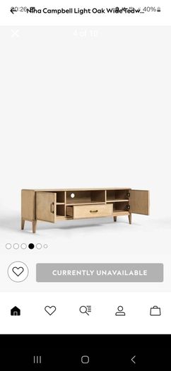 Nina Campbell Tedworth tv unit 60 inch