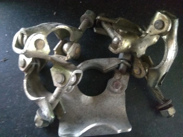 clamps bolted dual size adjustable
