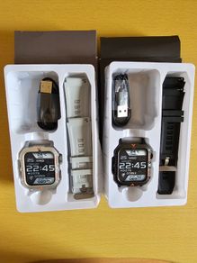 Laxasfit Q11 Rugged Smart Watch with Built-in LED Flashlight & Bluetooth Calling