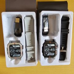 Laxasfit Q11 Rugged Smart Watch with Built-in LED Flashlight & Bluetooth Calling